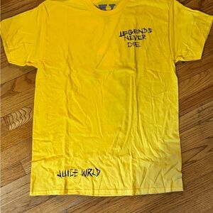 VLONE Legends Never Die Yellow Tee